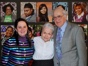 Odyssey director with her parents