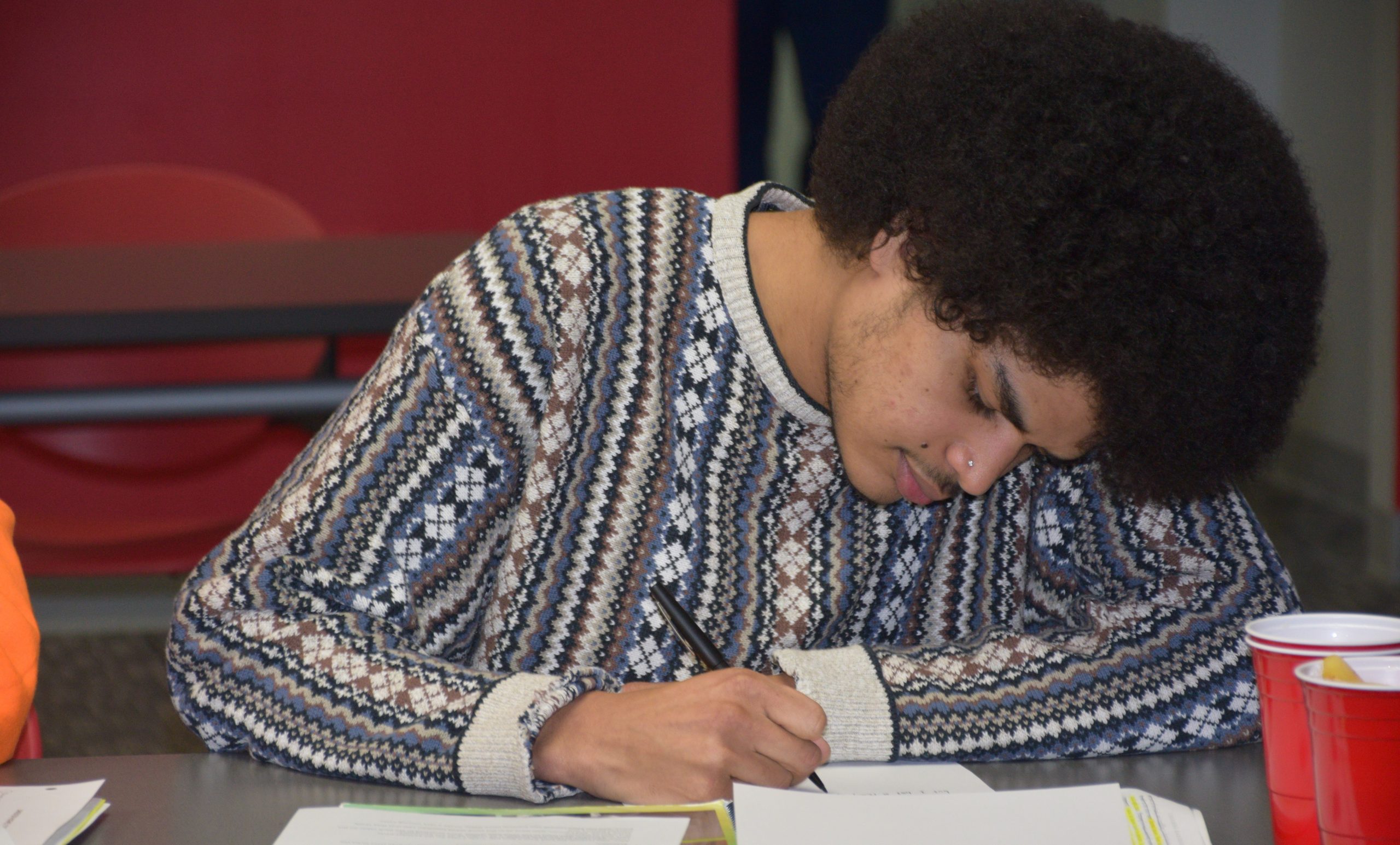 Odyssey student writing