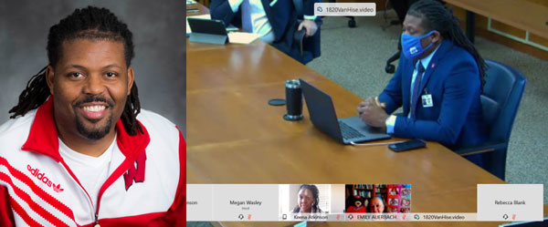 Corey at Board of Regents