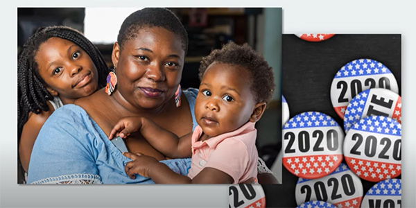 Brandice Hatcher and her children