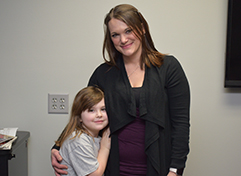 Krista and her daughter
