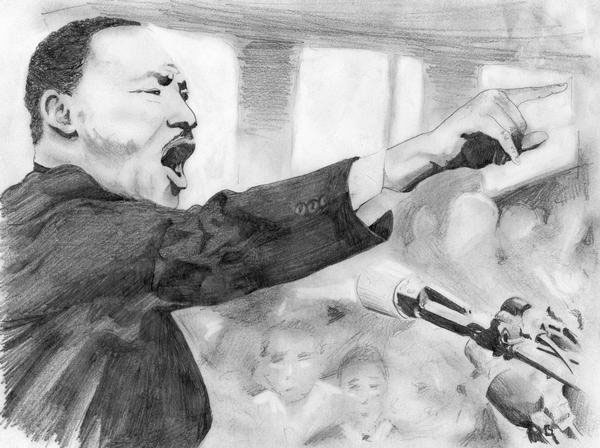 Martin Luther King by Stanley Sallay, Odyssey '07