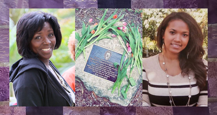 Collage of mother Jeannine and her daughter Sydney
