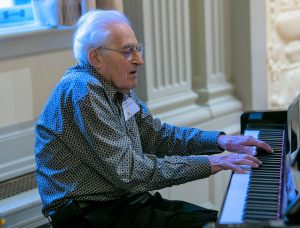 Bob playing piano