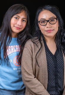 Jessica and her daughter