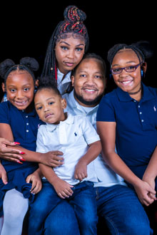 Ontario and his family