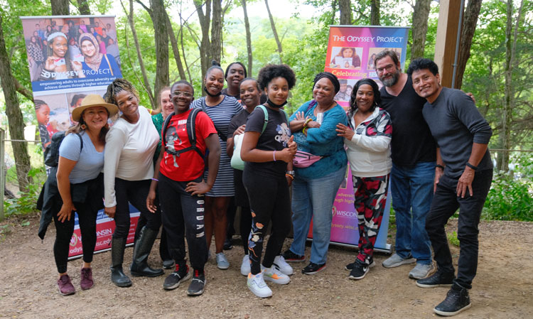 Odyssey students on a trip to American Player's Theatre