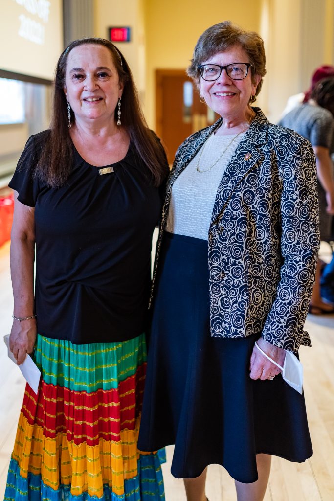 Emily Auerbach with former UW Chancellor Rebecca Blank