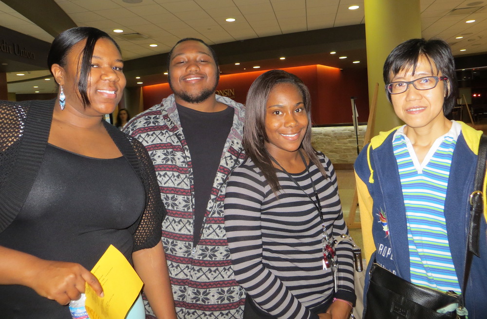 Four UW–Madison Odyssey Project students in the class of 2014
