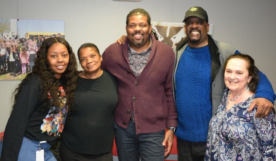 A group of five UW–Madison Odyssey Project staff members in 2020.