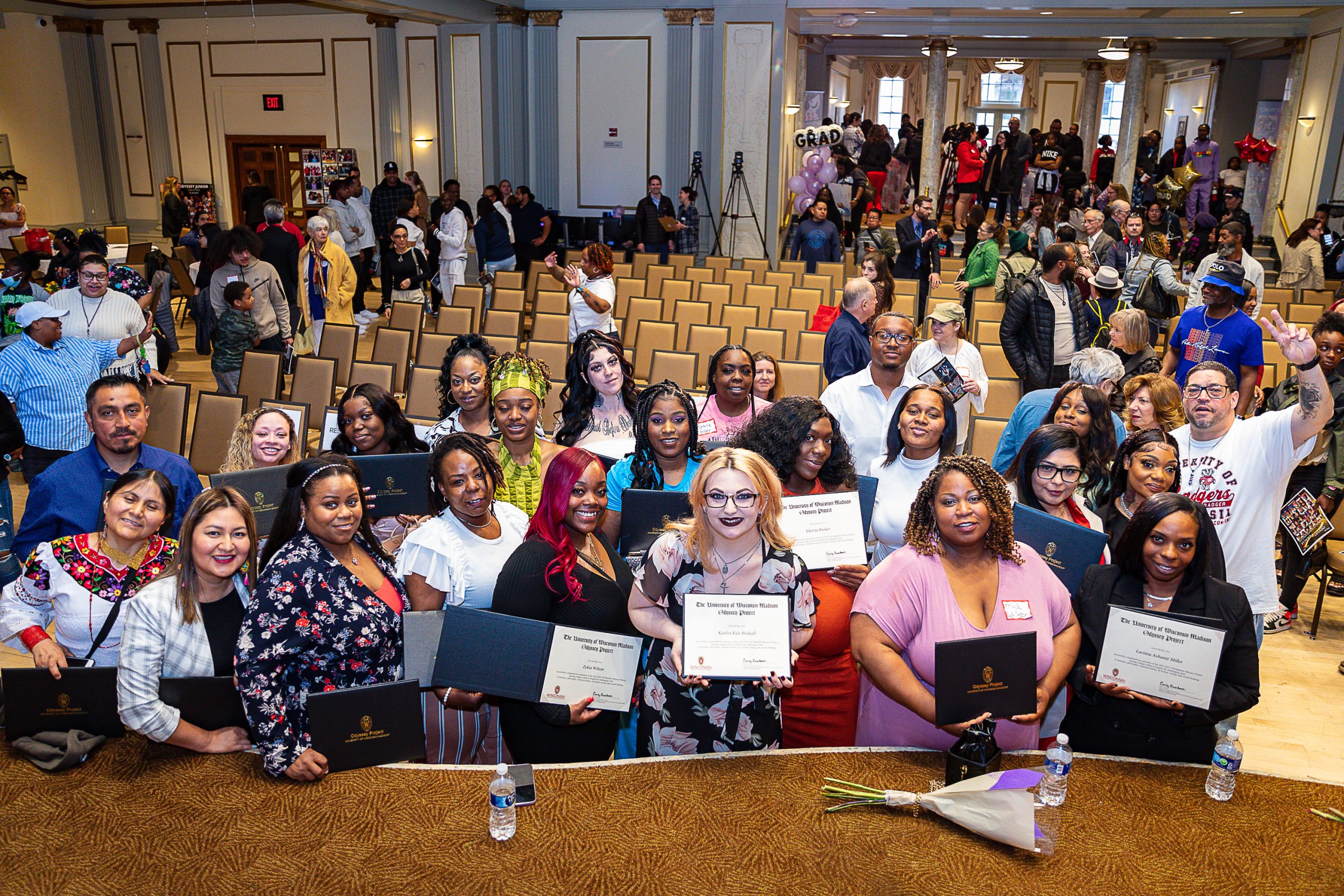 Odyssey students and staff at the 2023 graduation