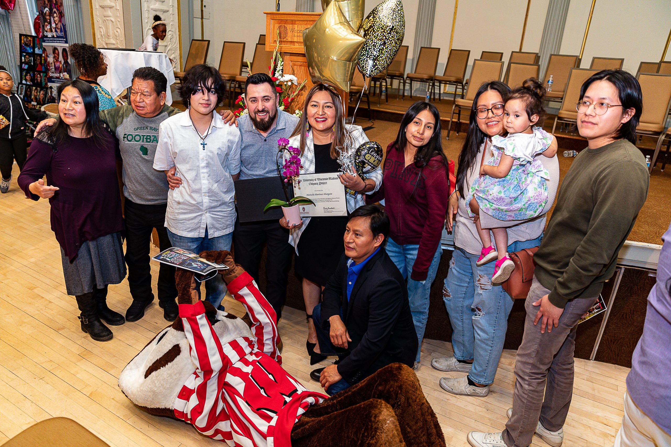 Odyssey students and staff at the 2023 graduation