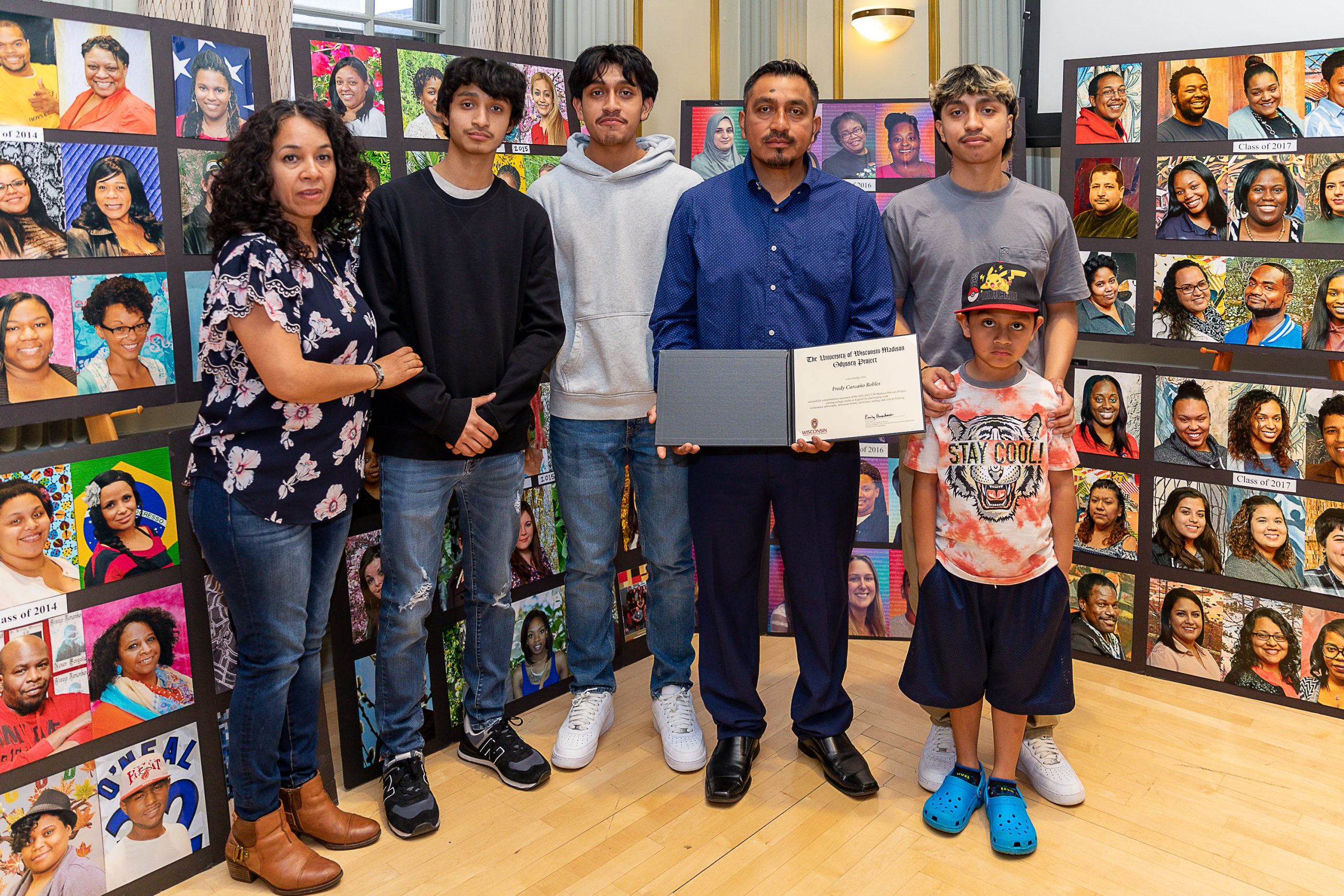 Odyssey students and staff at the 2023 graduation