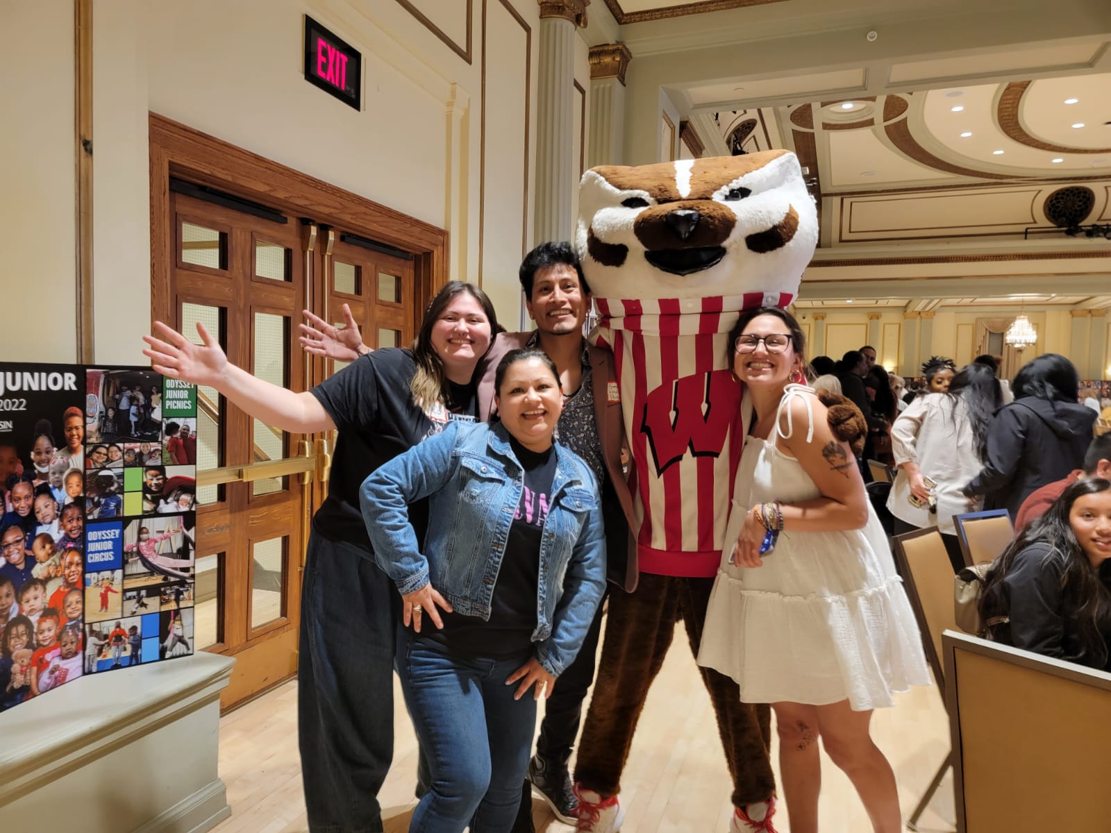 Odyssey students and staff at the 2023 graduation